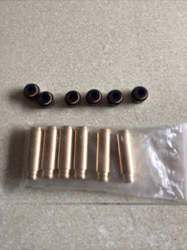 Valve guides with - guides, seals