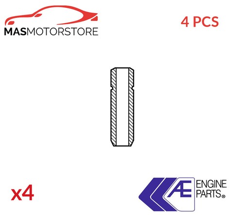 Valve guides vag92325 4pcs - guides, ae