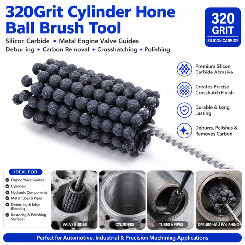 320grit cylinder hone ball - cylinder,